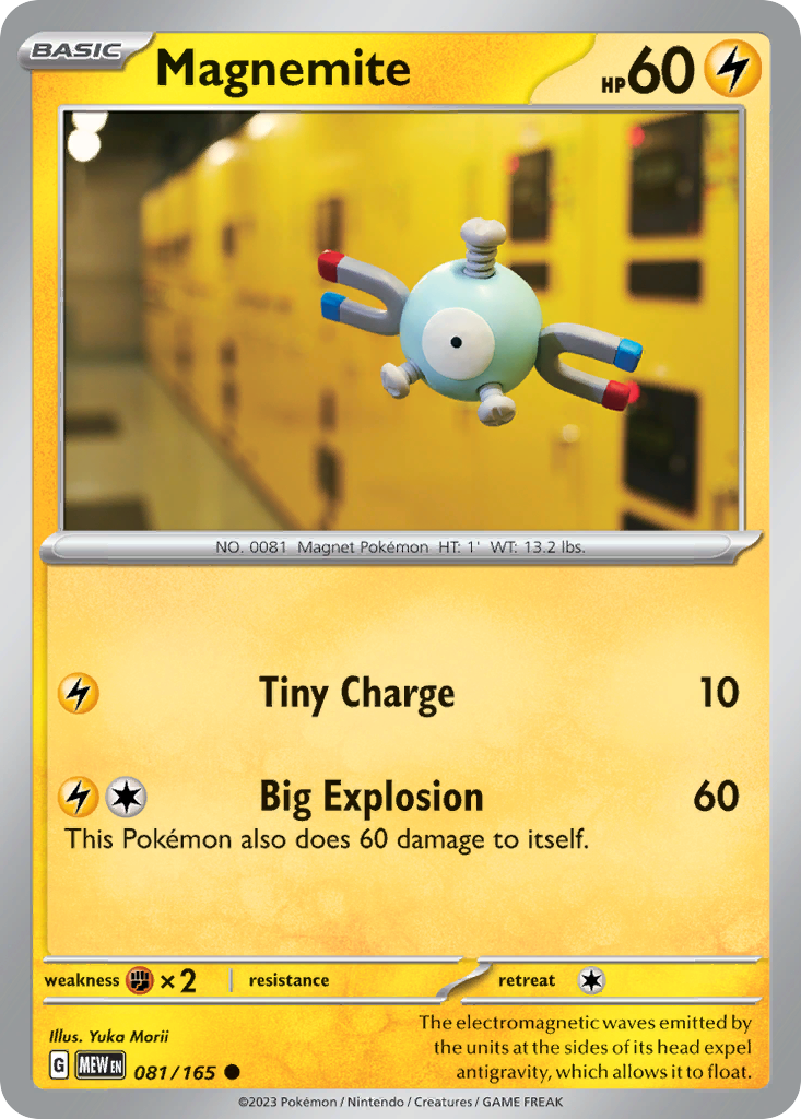 Magnemite - 081/165 -SV: Scarlet & Violet 151 (MEW)