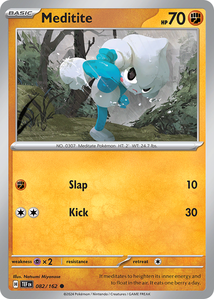 Meditite - 082/162 - Temporal Forces (Reverse Holo)