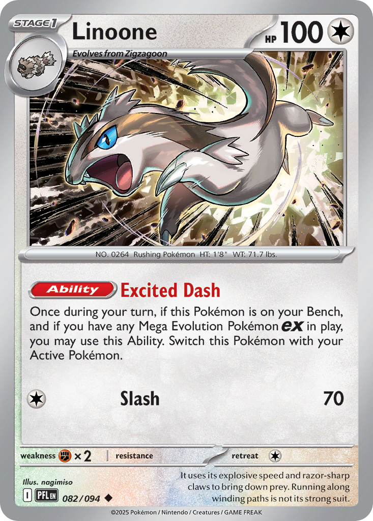 Linoone- 082/094 - Phantasmal Flames