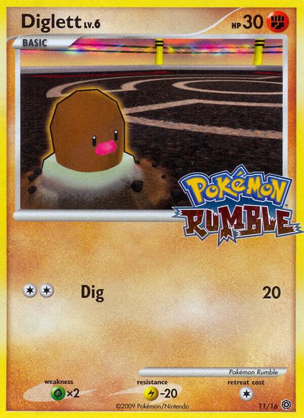 Diglett - 11/16 - Rumble (Lightly Played)