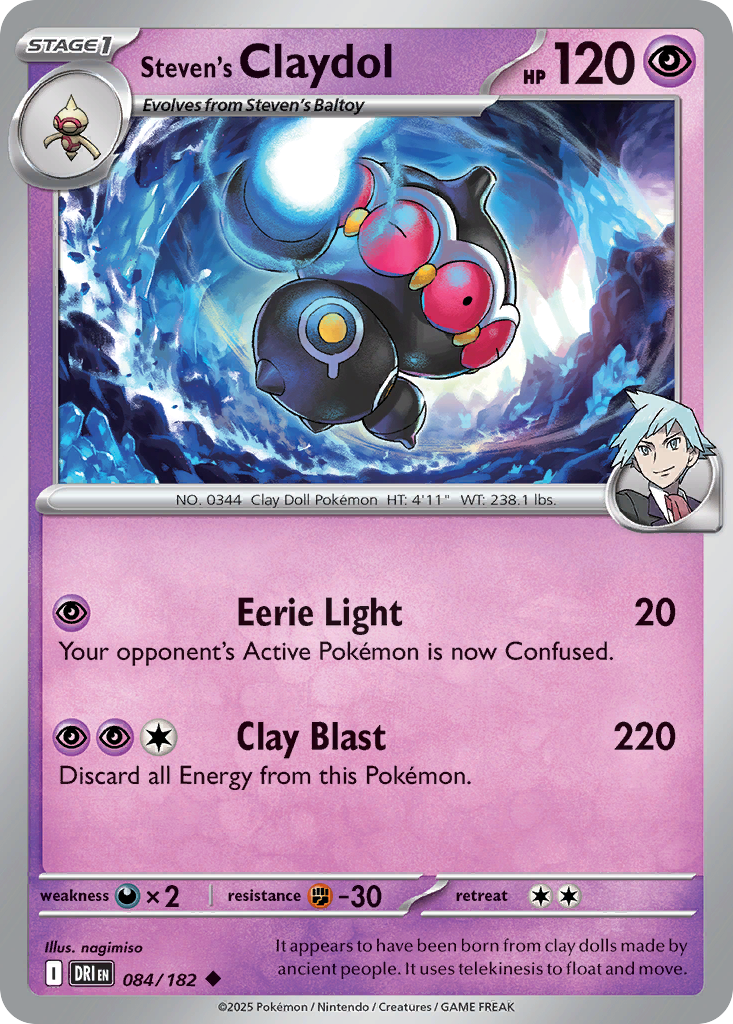 Steven's Claydol - 084/182 - SV: Destined Rivals (DRI)