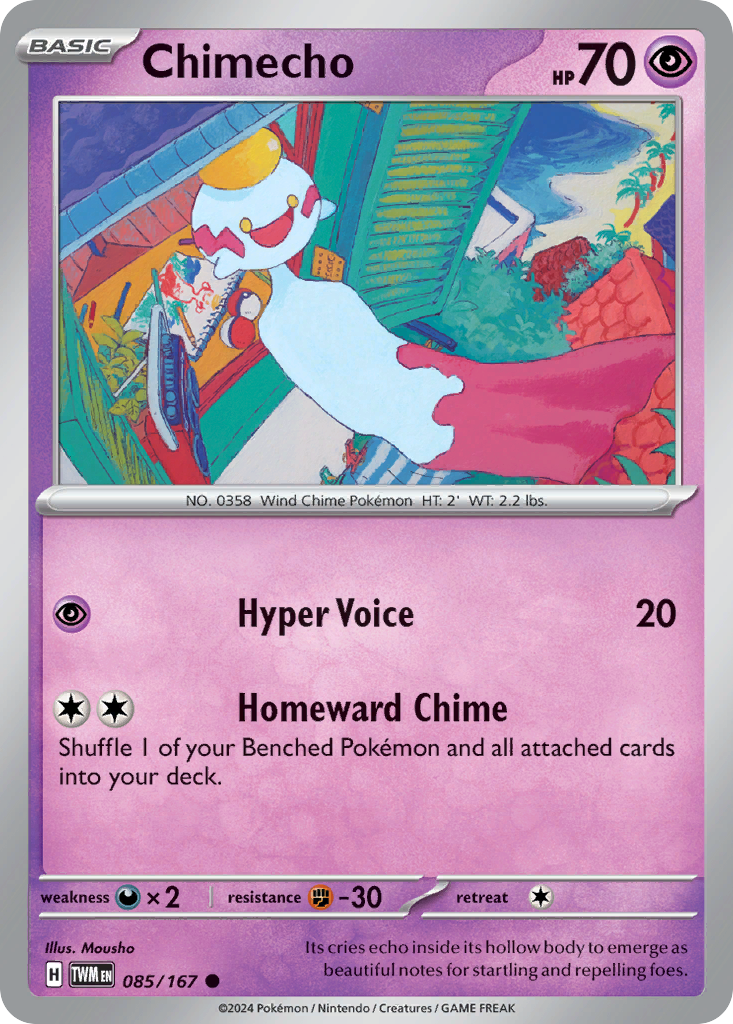 Chimecho - 085/167 - Twilight Masquerade (Reverse Holo)