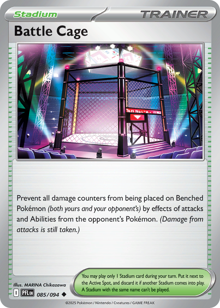 Battle Cage - 085/094 - Phantasmal Flames (Reverse Holo)