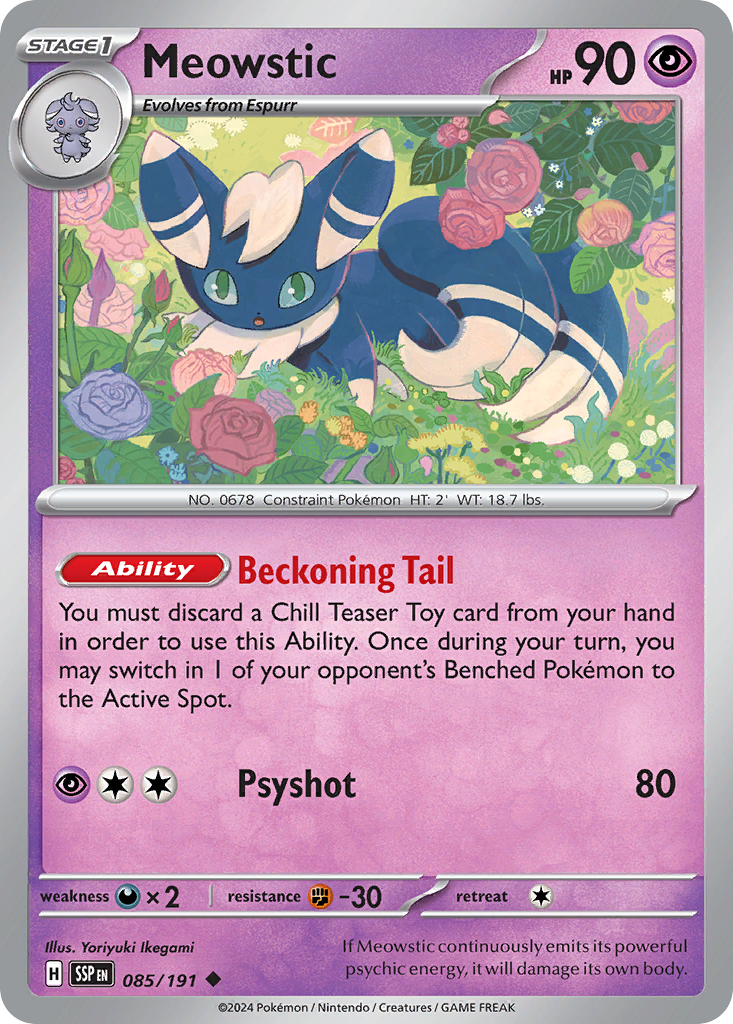 Meowstic- 085/191 - Surging Sparks
