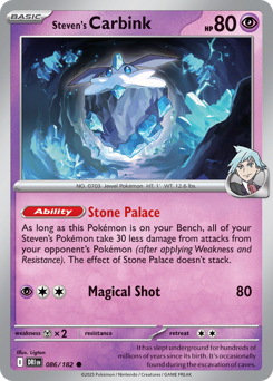 Steven's Carbink - 086/182 - SV: Destined Rivals (DRI)