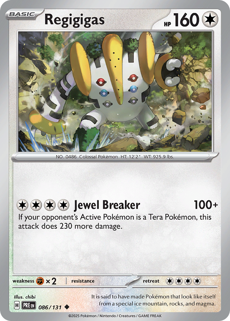 Regigigas- 086/131 - Prismatic Evolutions