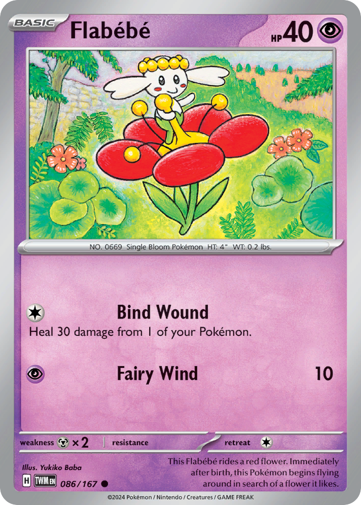 Flabebe - 086/167 - Twilight Masquerade (Reverse Holo)