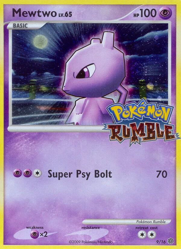 Mewtwo - 9/16 - Rumble (Lightly Played)