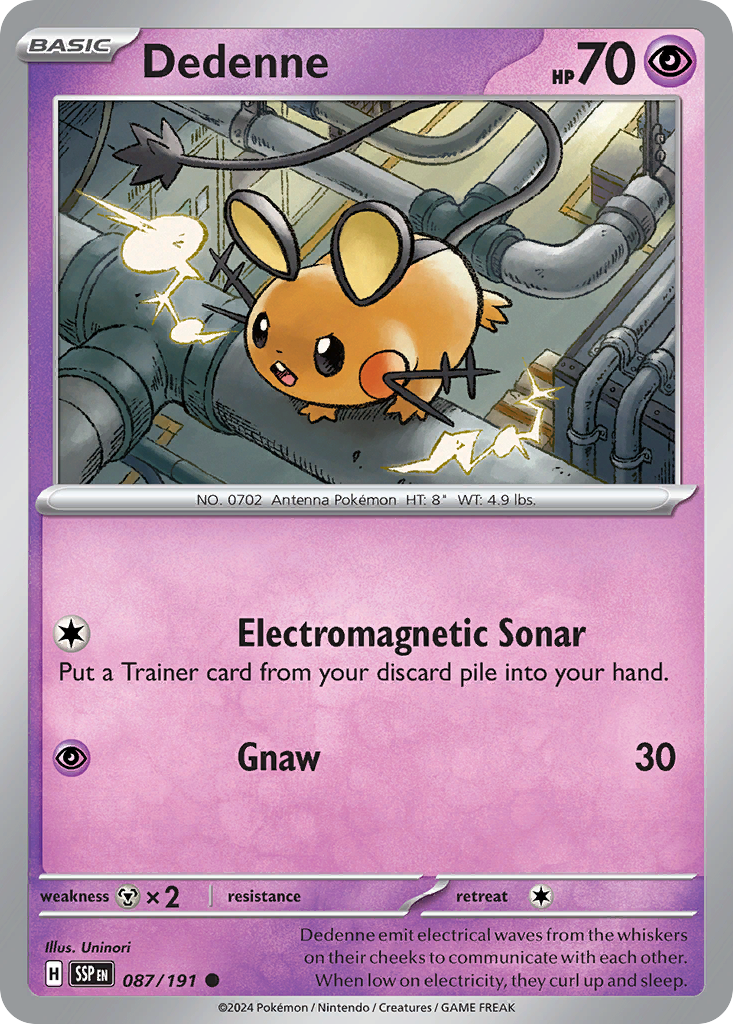 Dedenne- 087/191 - Surging Sparks