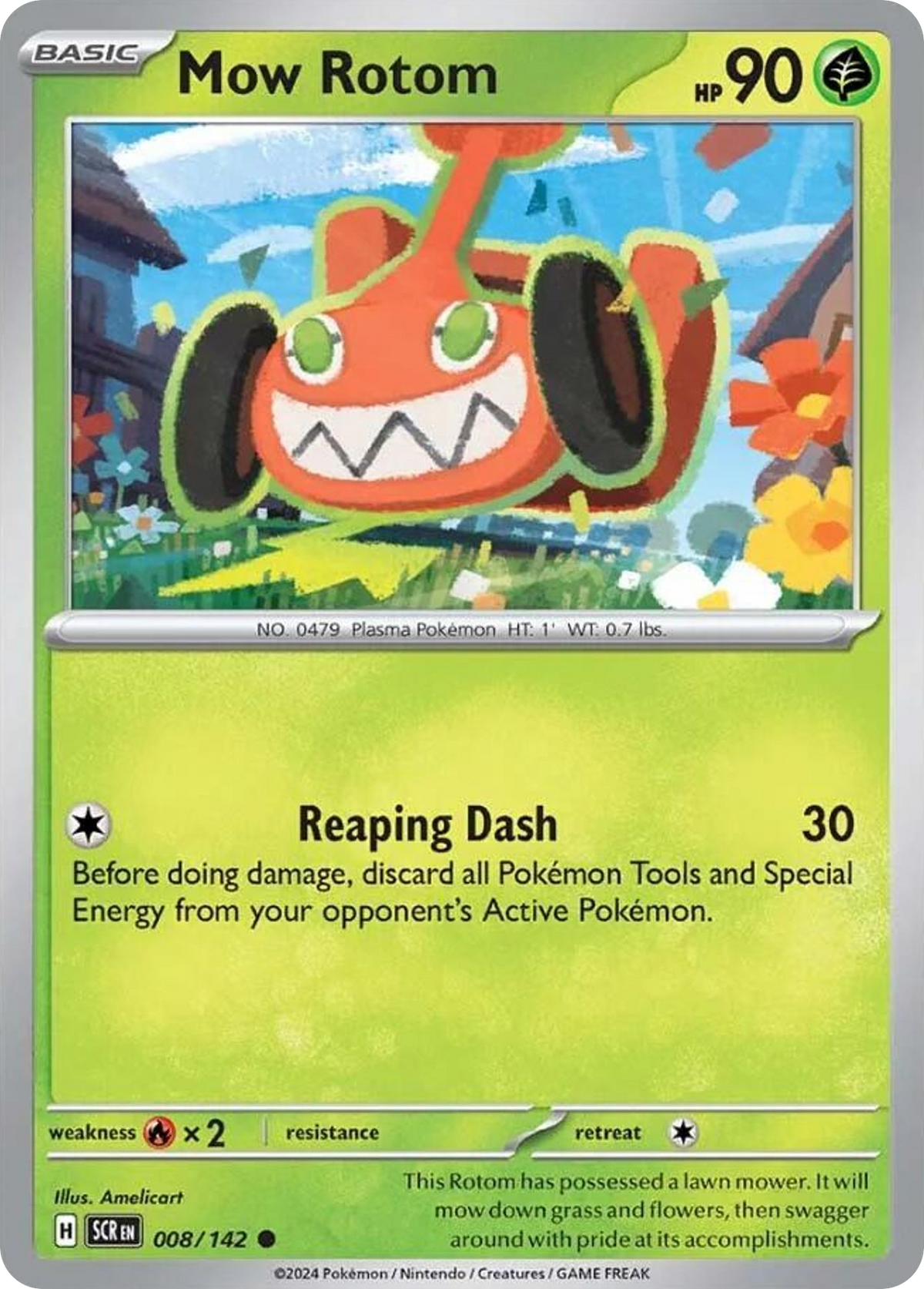 Mow Rotom- 008/142 - Stellar Crown