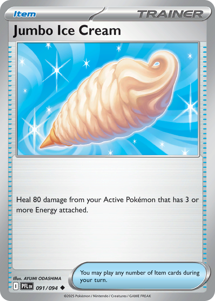 Jumbo Ice Cream- 091/094 - Phantasmal Flames (Reverse Holo)