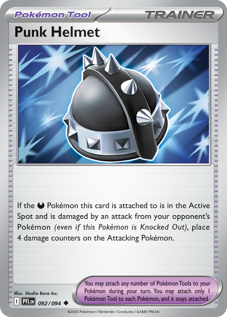 Punk Helmet- 092/094 - Phantasmal Flames (Reverse Holo)