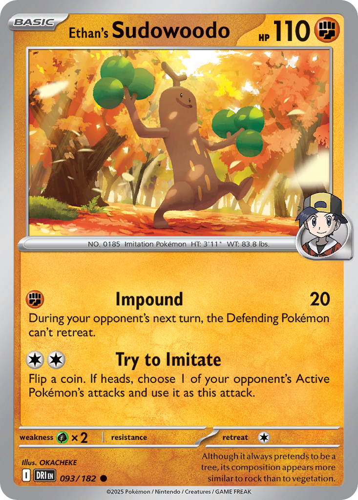 Ethan's Sudowoodo - 093/182 - SV: Destined Rivals (DRI)