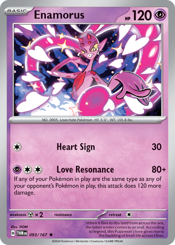 Enamorus - 093/167 - Twilight Masquerade (Holo)