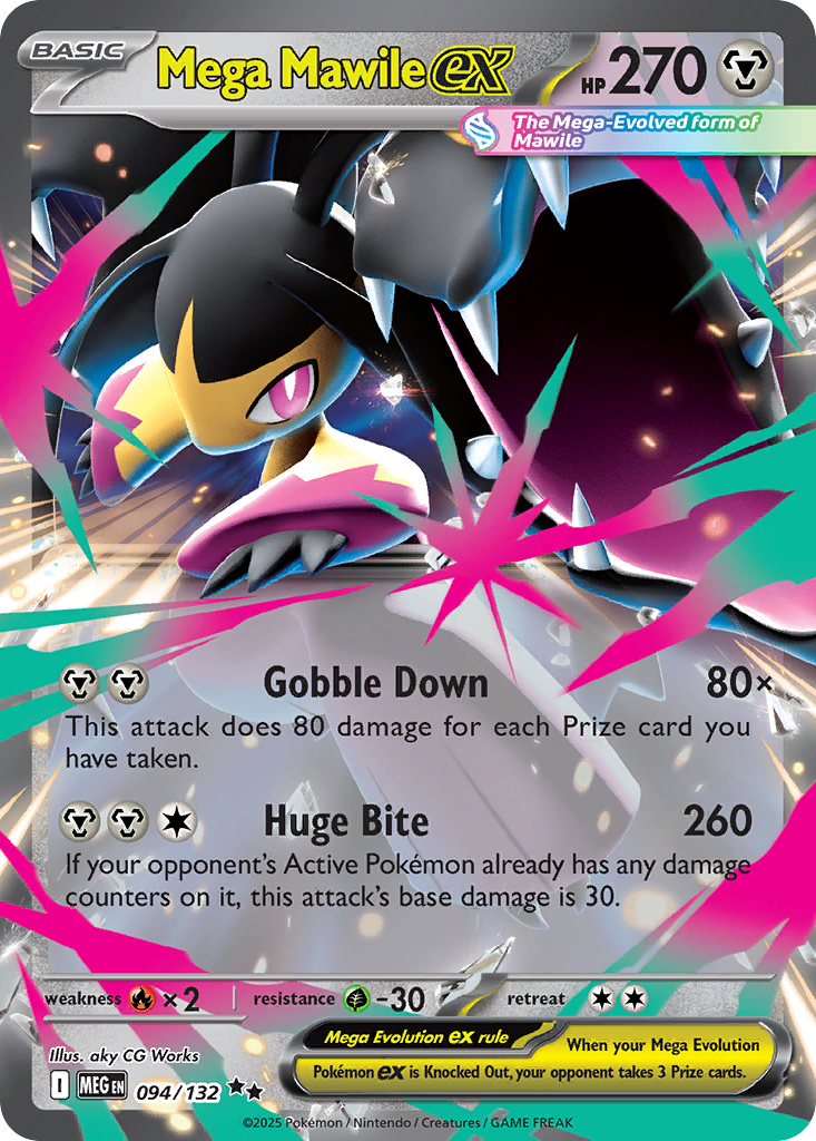 Mega Mawile ex - 094/132 - Mega Evolution (MEG)