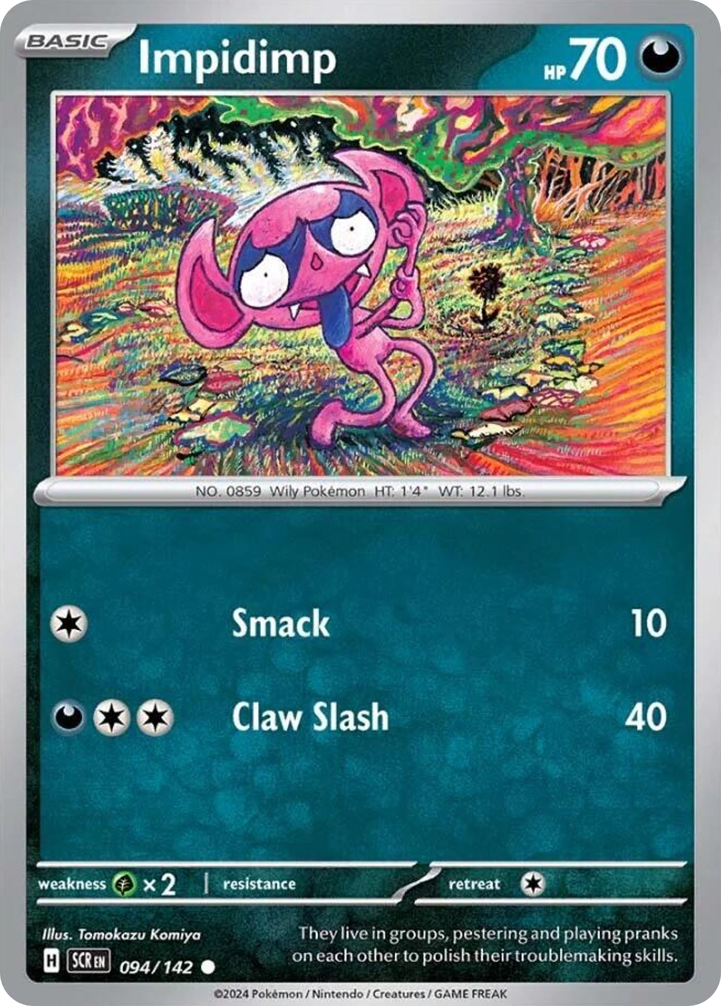 Impidimp- 094/142 - Stellar Crown (Reverse Holo)
