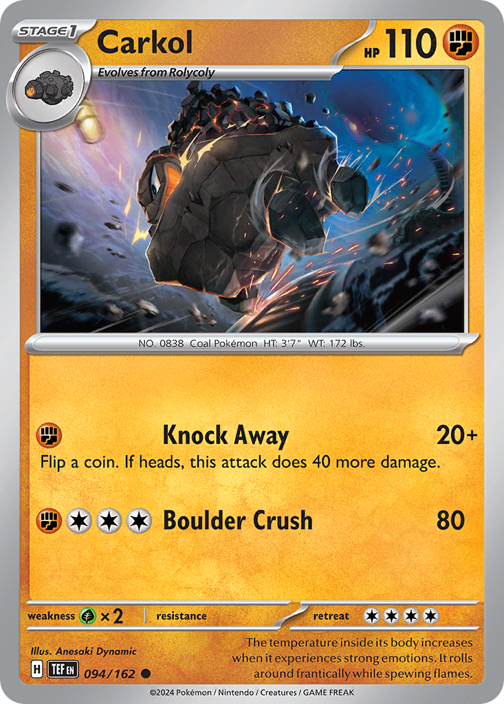 Carkol - 094/162 - Temporal Forces (Reverse Holo)