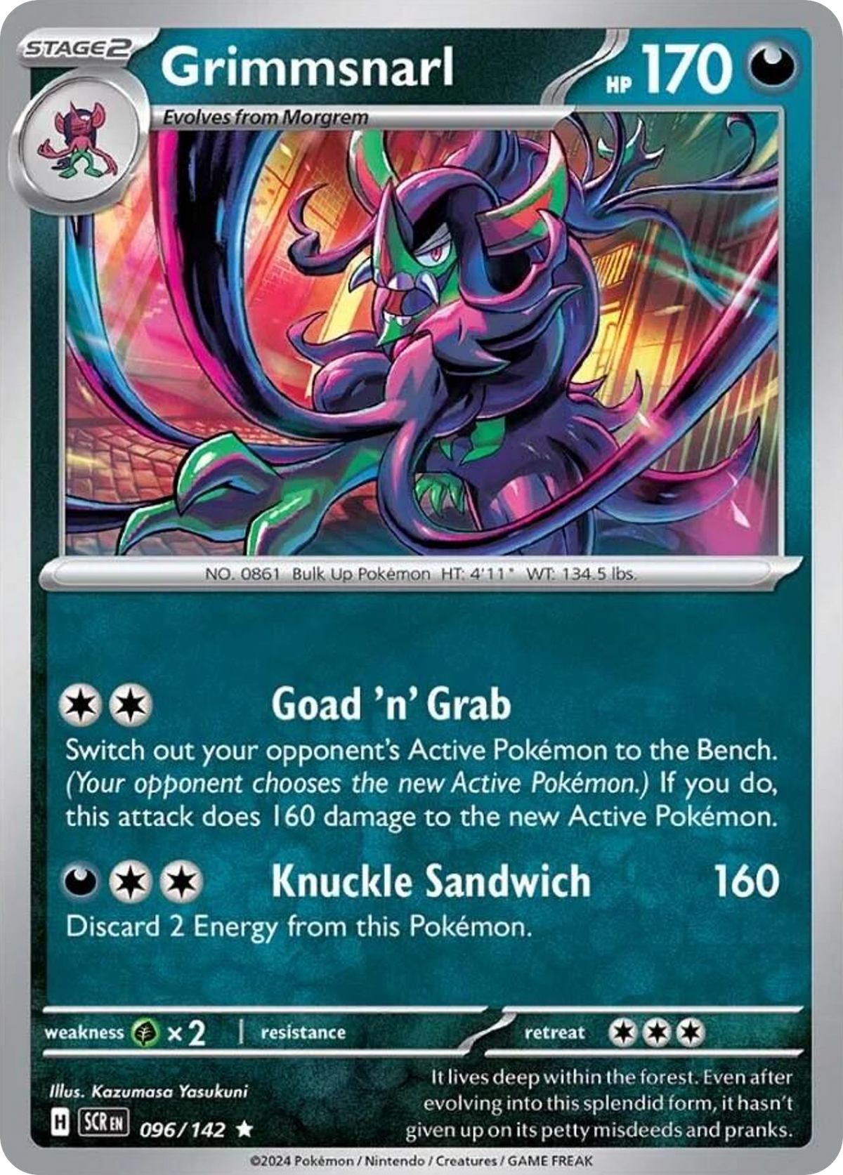 Grimmsnarl- 096/142 - Stellar Crown (Holo)