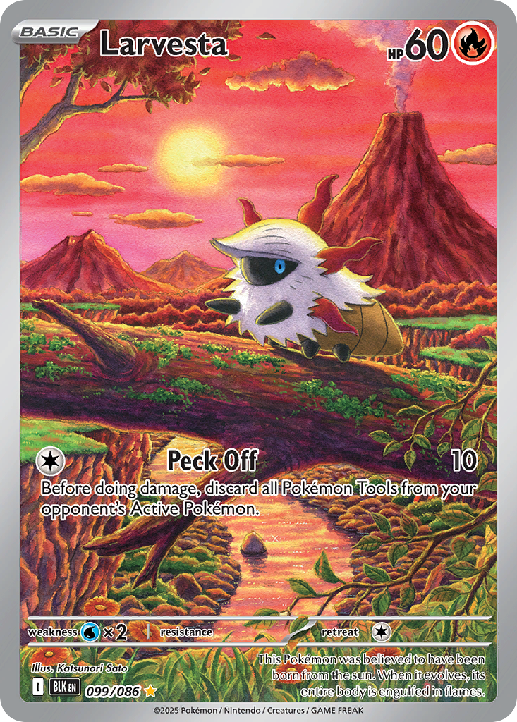 Larvesta - 099/086 - SV: Black Bolt (BLK)