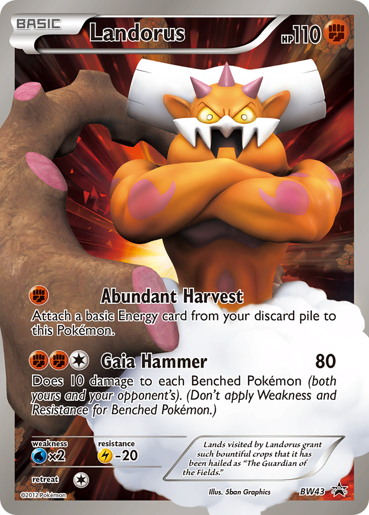 Landorus - 043/101 - BW: BW Black Star Promos (PR-BLW)