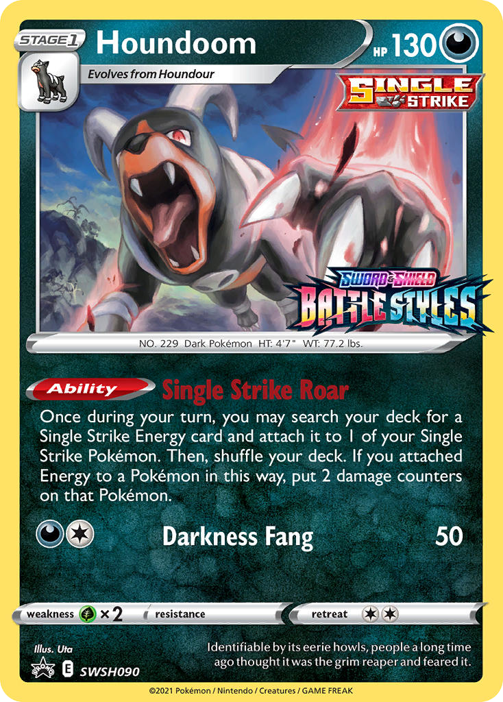 Houndoom - 090/307 - SWSH: SWSH Black Star Promos (PR-SW)
