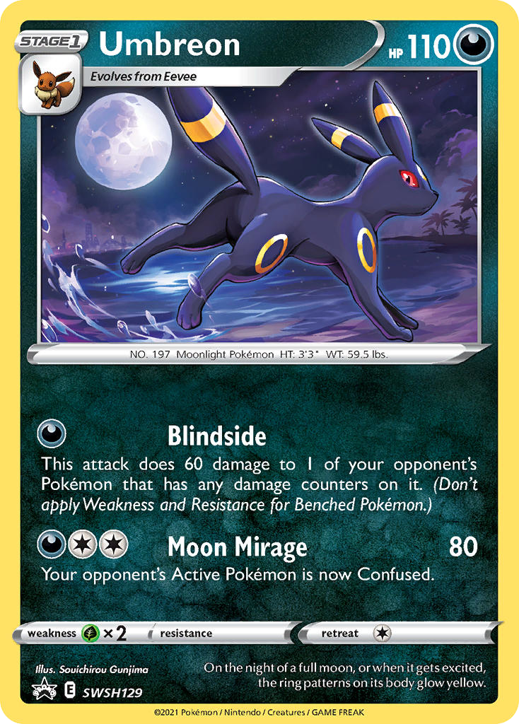 Umbreon - 129/307 - SWSH: SWSH Black Star Promos (PR-SW)