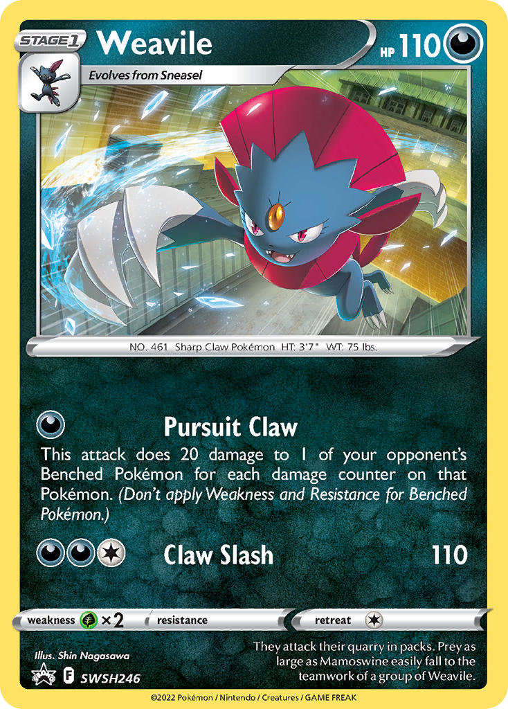 Weavile - 246/307 - SWSH: SWSH Black Star Promos (PR-SW)