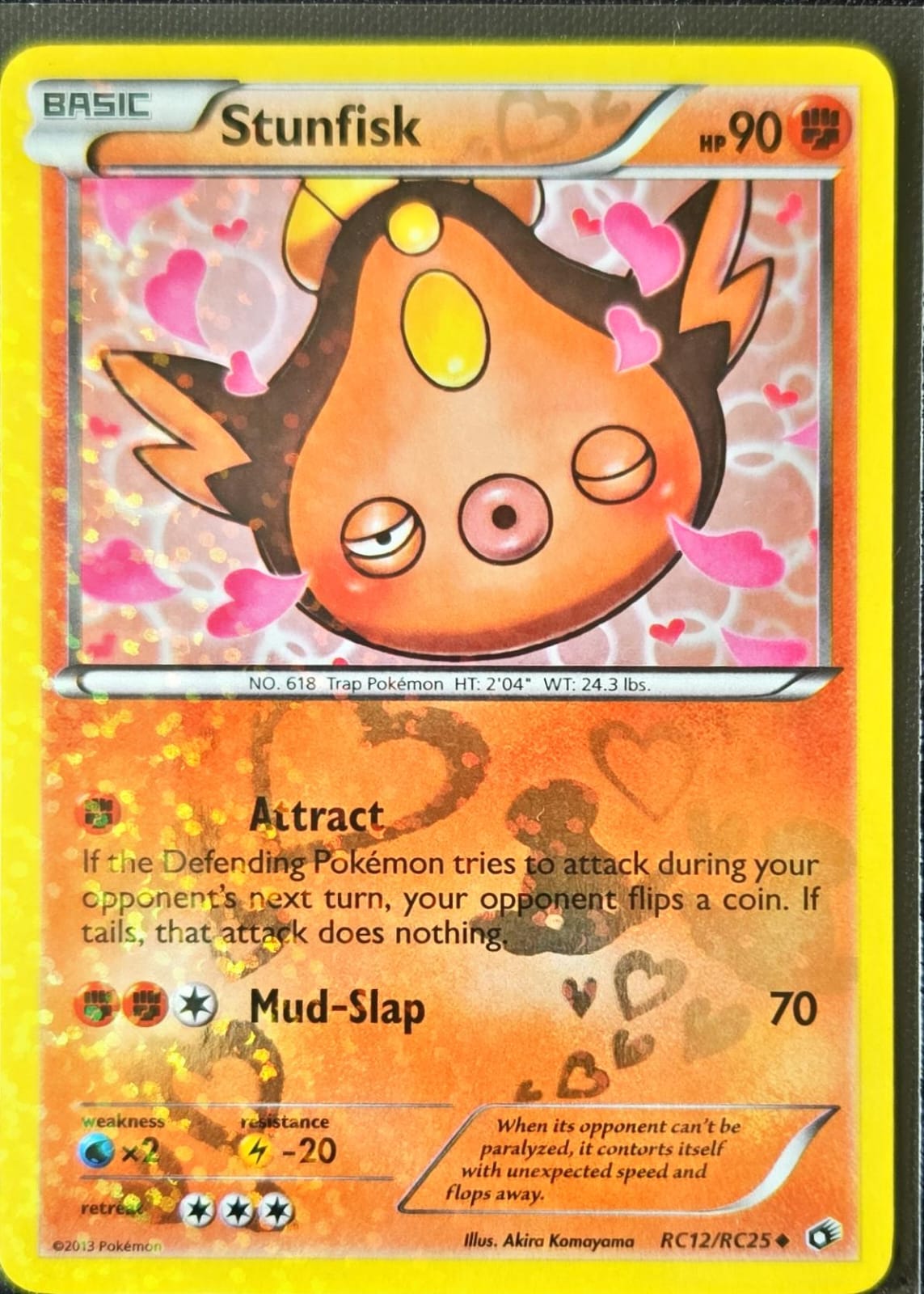 Stunfisk - RC12/RC25 - Legendary Treasures: Radiant Collection (Lightly Played)