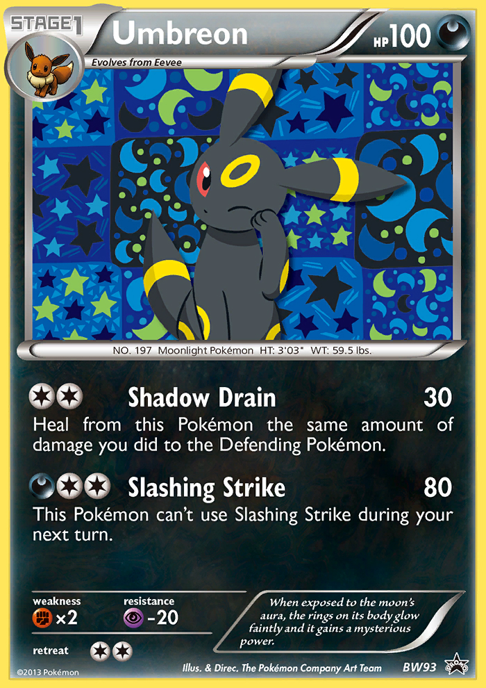 Umbreon - 093/101 - BW Black Star Promos (bwp)