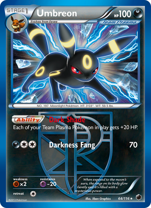 Umbreon - 064/116 - Plasma Freeze (bw9)