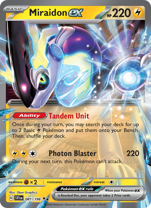 Miraidon ex - 081/198 - Scarlet & Violet (sv01)