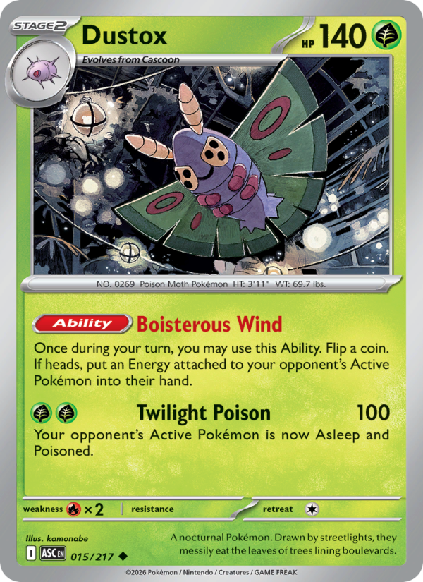 Dustox - 015/217 - Ascended Heroes (me02.5)