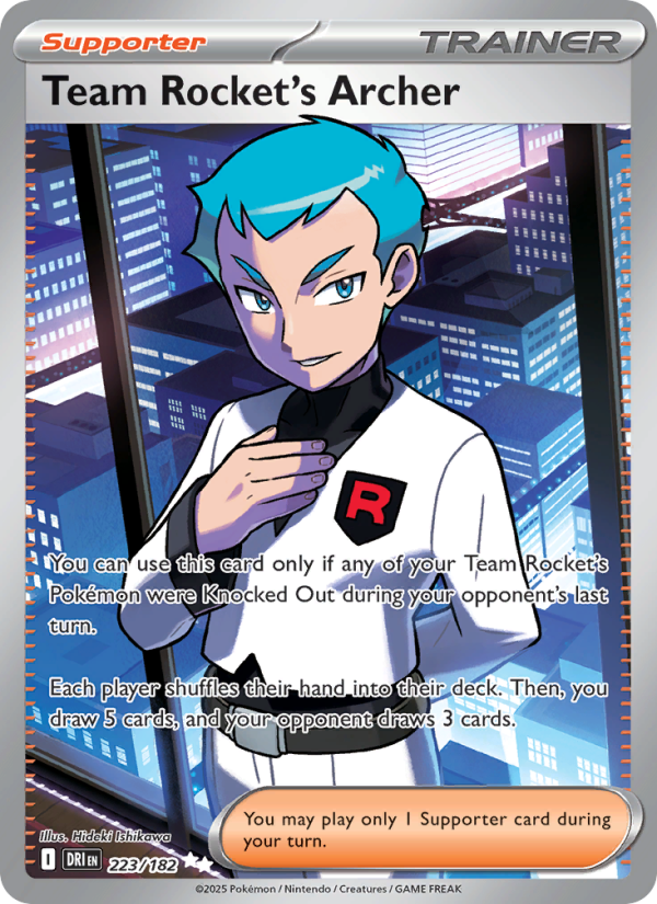 Team Rocket's Archer - 223/182 - Destined Rivals (sv10)