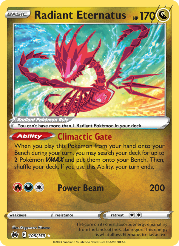 Radiant Eternatus - 105/159 - Crown Zenith (swsh12.5)