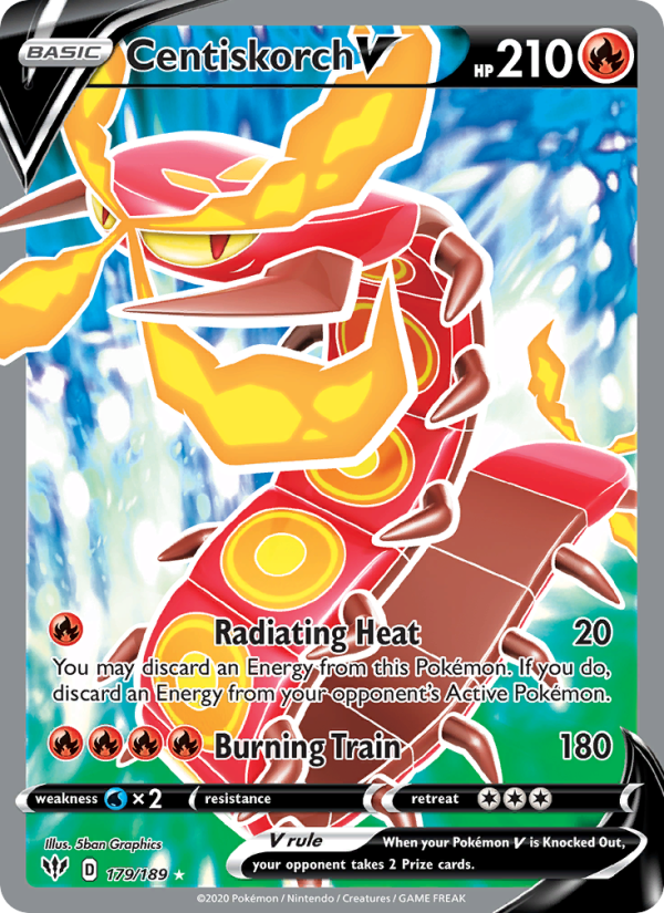 Centiskorch V - 179/189 - Darkness Ablaze (swsh3)
