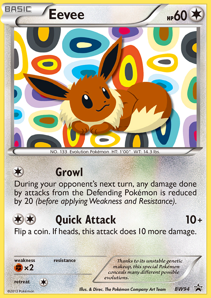 Eevee - 094/101 - BW Black Star Promos (bwp)