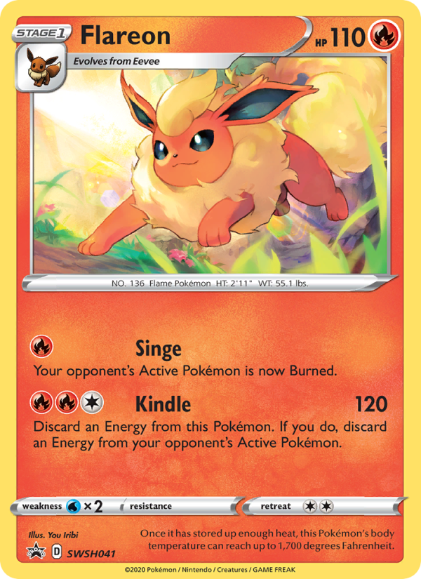 Flareon - 041/107 - SWSH Black Star Promos (swshp)