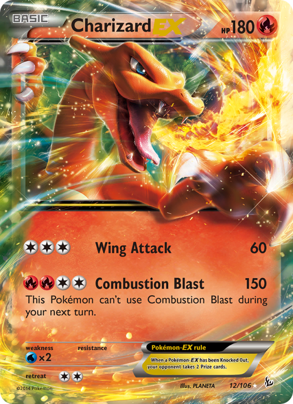 Charizard EX - 012/106 - Flashfire (xy2)