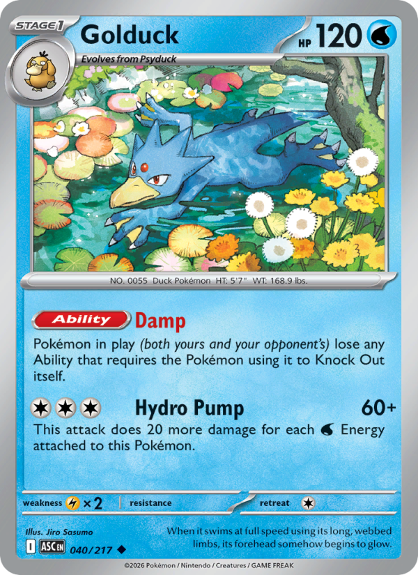 Golduck - 040/217 - Ascended Heroes (me02.5)