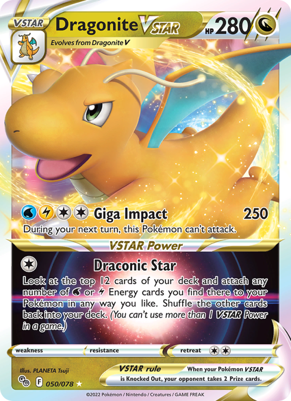 Dragonite VSTAR - 050/078 - Pokémon GO (swsh10.5)