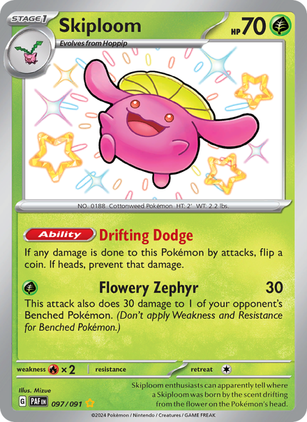 Skiploom - 097/091 - Paldean Fates (sv04.5)