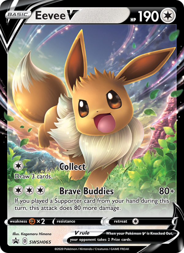 Eevee V - 065/107 - SWSH Black Star Promos (swshp)