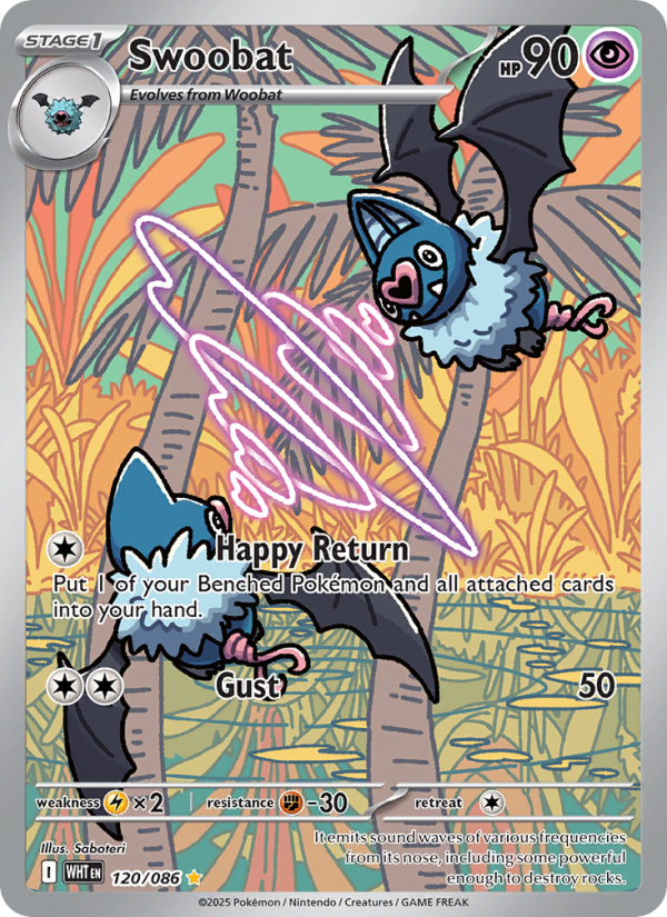 Swoobat - 120/086 - White Flare (sv10.5w)