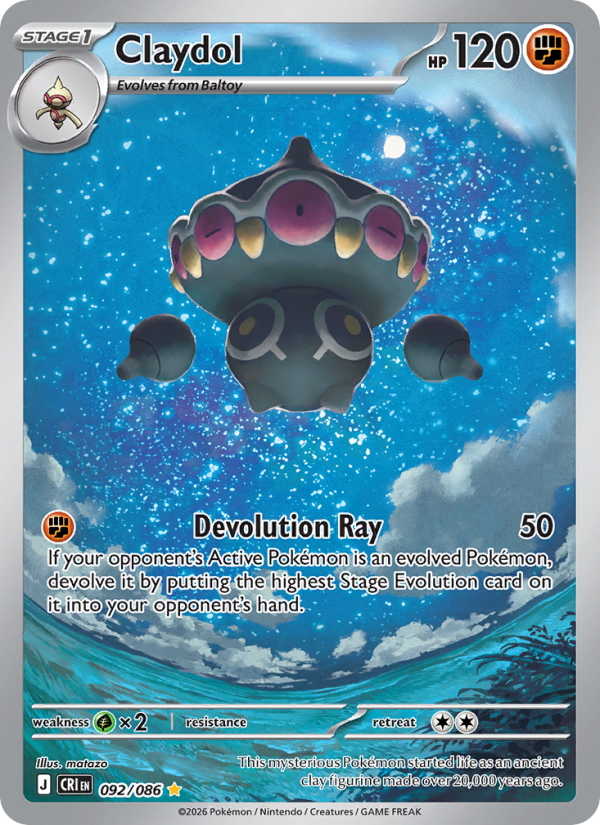 Claydol - 092/086 - Chaos Rising (me04)