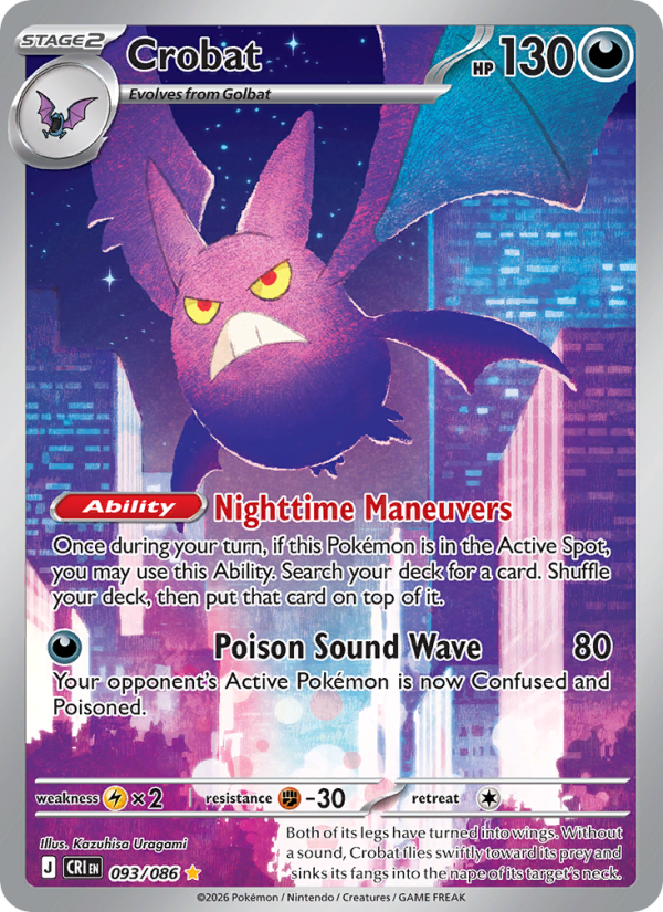 Crobat - 093/086 - Chaos Rising (me04)