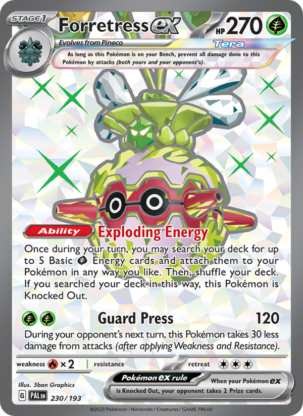 Forretress ex - 230/193 - Paldea Evolved (sv02)