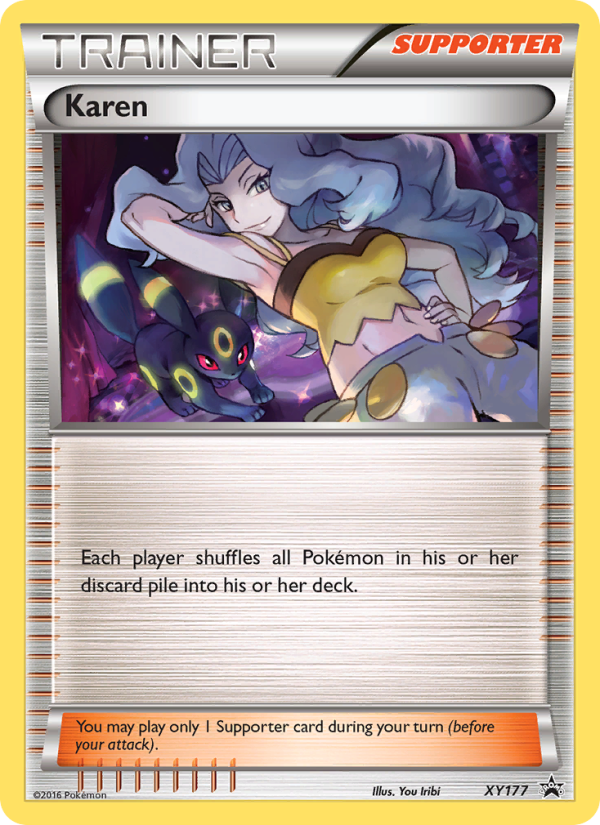 Karen - 177/211 - XY Black Star Promos (xyp)