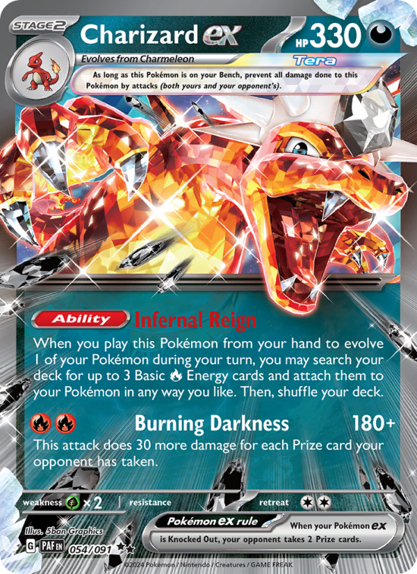 Charizard ex - 054/091 - Paldean Fates (sv04.5)