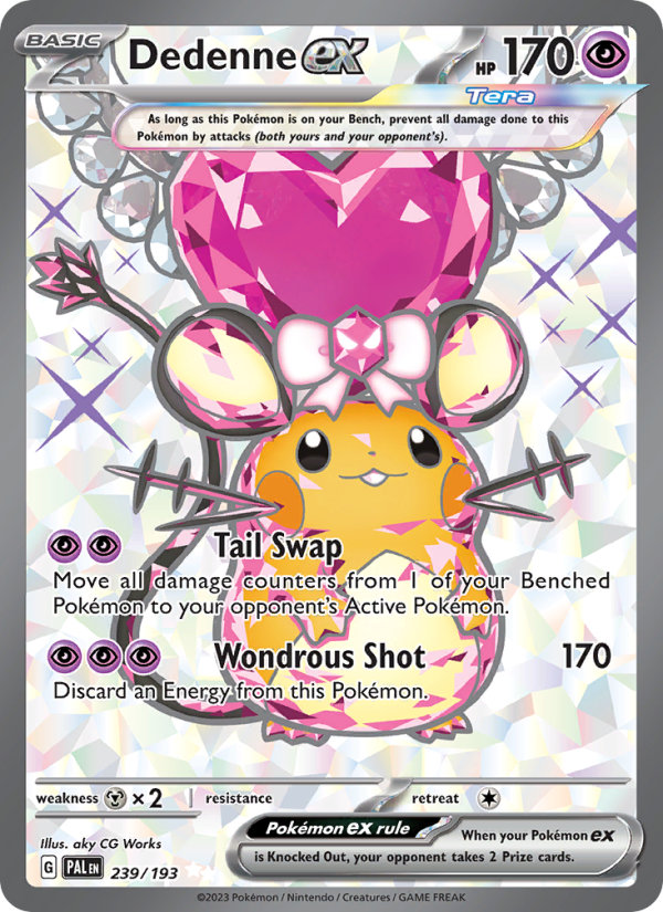 Dedenne ex - 239/193 - Paldea Evolved (sv02)