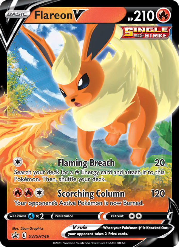 Flareon V - 149/107 - SWSH Black Star Promos (swshp)